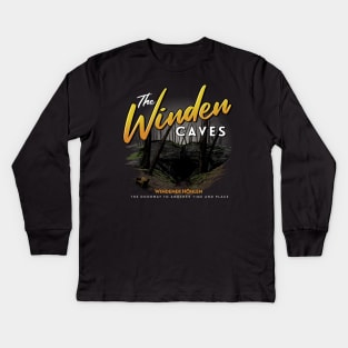 The Winden Caves Kids Long Sleeve T-Shirt